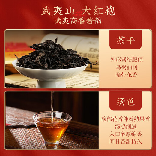 Huaxiangyuan Jin Junmei + Dahongpao + Anxi Tieguanyin Yancha Schwarzer Tee Spezial Tee 264G Geschenkbox Geschenk