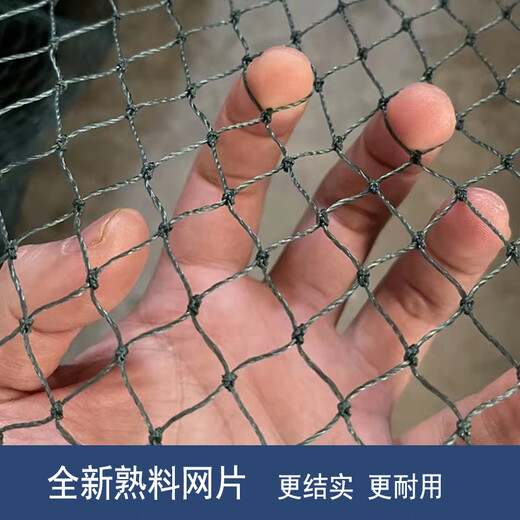 Fish grid 1-finger 2-finger 3-finger 4-finger fishing net fishing net fish pond pulling net scraping fish net trawling net clear pond partition net 3-finger mesh 12 strands 3 meters high and 20 meters long, the unfolded height is 2.1 meters