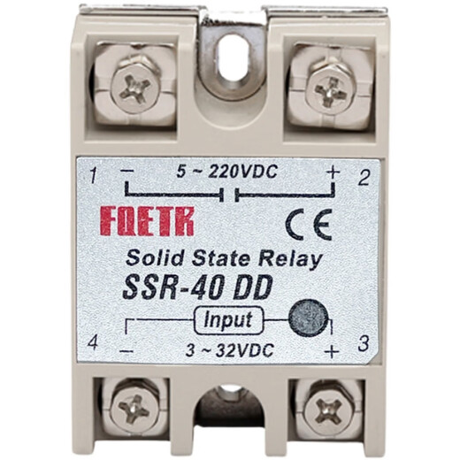 Small single-phase solid state relay DC control DC 10 25 4060100DD25A24v DC 5v12v B SSR-10DD