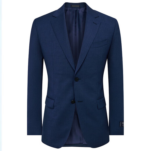 Angel Bird Formal Men's Suit (Top) Work Wool Suit EBB221016 Curtain Blue 50A