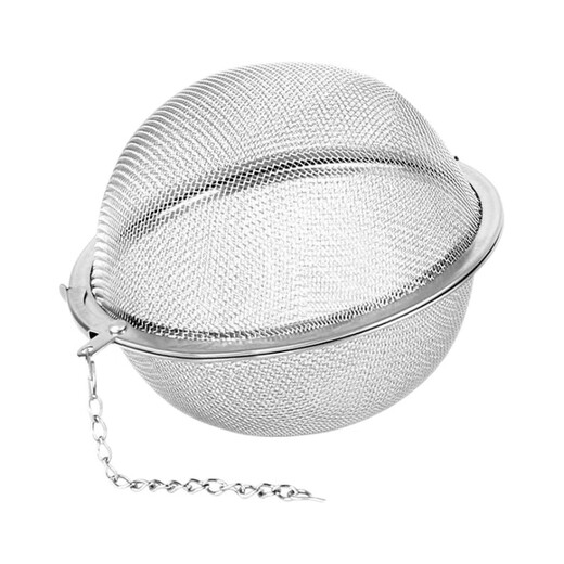 An Junsheng stainless steel seasoning bag soup filter bag Weibao seasoning ball bag tea ball brine stew meat spice box upgraded stainless steel small diameter 4.5CM