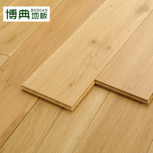 Plancher en bois massif bodien nord-américain chêne en bois massif foreur domestique ingénierie en gros personnalisation BDM9901