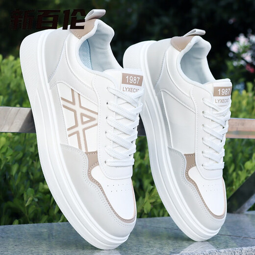 
New Balance Men's Shoes Summer 2025 New Board Shoes Breathable Sports and Casual Shoes Versatile Soft Sole Waterproof Korean Style Little White Shoes 9905 White and Black 39