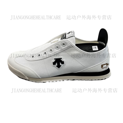 Descente 24 Sommer Männer und Frauen lässig faule Leinwandschuhe D4231LSN14 D4232LSN14 D4232LSN14-PW Pink White Women's Style 38.5