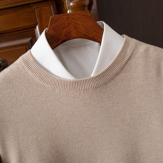Pull pour hommes basique automne et hiver classique rond coule de base de base de bases de base.