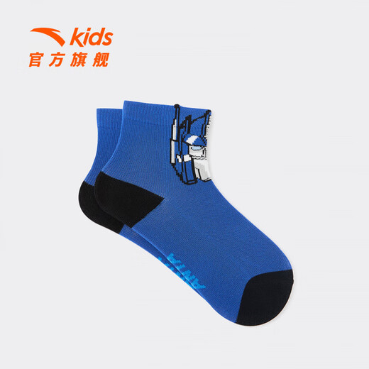 ANTA Sock Covers for Boys Transformers Autumn New Trendy Printed Lifestyle Antibacterial Socks 392549324 Blue-2 1 Pair 3-5 Years Old (M)