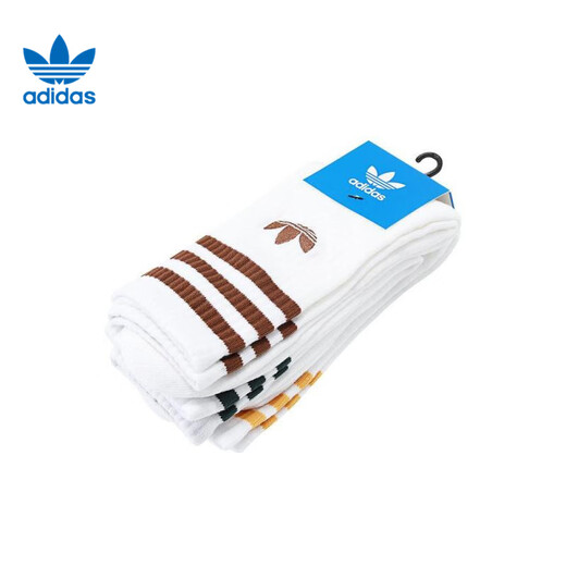 阿迪达斯 （adidas）三叶草男女袜冬季运动袜休闲袜袜子JP1278 JP1278【2024冬季】 M