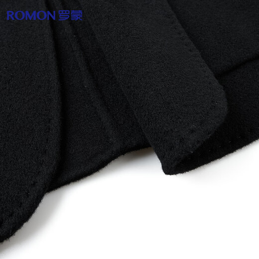 Romon 100% wool double-sided woolen single-row two-button suit men's autumn and winter business casual suit jacket single suit