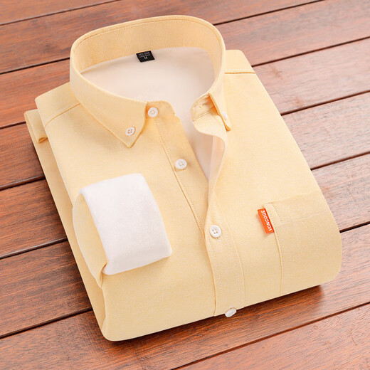 Camel de la región occidental (Vancamel) Coda de algodón puro oxford giratorio Camisa cálida de invierno