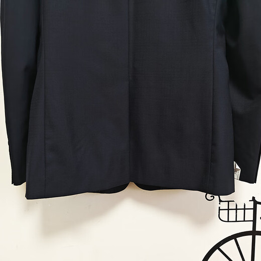 Jijia anti-wrinkle worsted wool single suit men's business casual suit wool jacket suit suit top Navy blue Regular 33 088A suit trousers