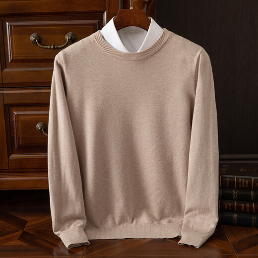 Pull pour hommes basique automne et hiver classique rond coule de base de base de bases de base.
