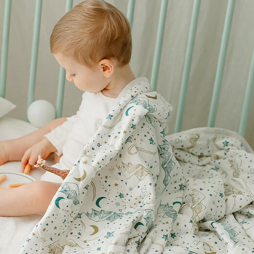 Nest designs baby quilt spring and autumn children's kindergarten quilt baby all-season warm quilted blanket summer cool quilt four-season quilt-Chuxue S size 110*140cm