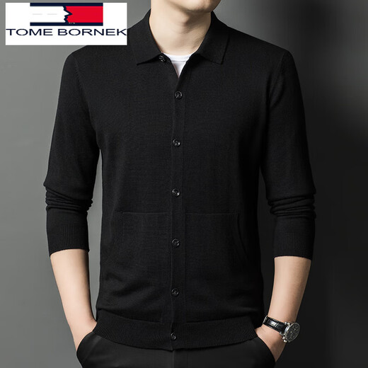 Tommy Shekelly Tommy Tommy Tricteur de fermeture à glissière Spring Men et automne Business décontracté pour hommes Veste en laine de laine pour hommes Men