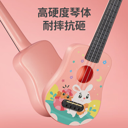 前谷（CEGA）尤克里里儿童初学者四弦小吉他学生乐器节日礼物 23英寸单板驯鹿(原木)