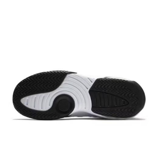 耐克篮球鞋女鞋 春秋季新款AIR  大童鞋缓震耐磨中帮运动休闲鞋 AQ9214-121/白黑 35.5