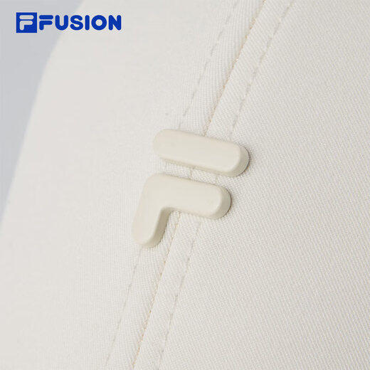 FILA FUSION斐乐潮牌男士女士帽子棒球帽2025春运动帽休闲鸭舌帽 乳糖色-BG XS