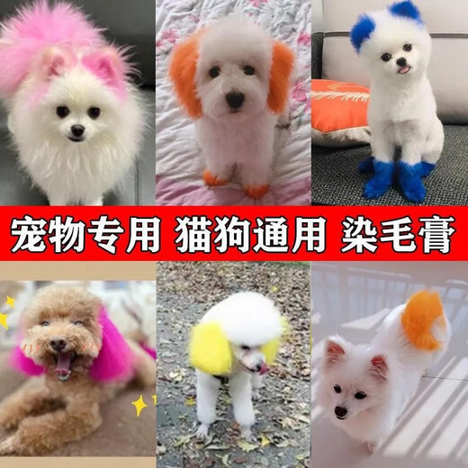 Dog hair dye, pet-specific VIP Bichon Teddy animal dye, cat dye, hair dye, Pomeranian long-lasting violet