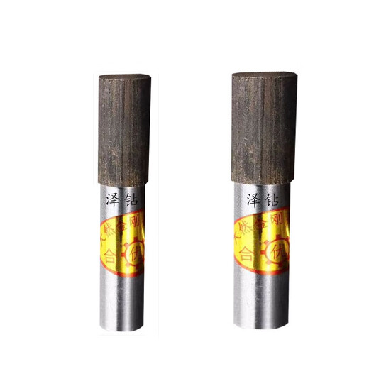 金刚笔金刚石圆柱粉末状修整器圆形平头磨床砂轮修整笔耐用砂轮刀 天然钻石5克拉1050粗精磨通用砂