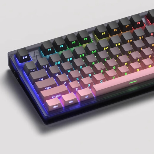 
Belly Spirit MK870 Blackberry side engraving Mechanical keyboard Wired wireless Bluetooth customization Computer games silent office Obsidian Blackberry side engraving Wired Peach shaft V2 [silent]