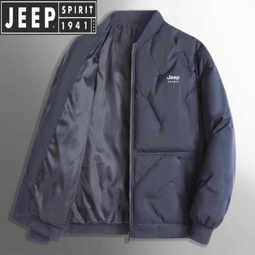 Jeep Spirit Jeep Baumwolle Kleidung Herren Winter Trendy Brand verdickt warme Baumwollkleidung Baseballkragen lässig große Arbeitsjacke Männer 9898 Khaki [Baumwollkleidung] xl