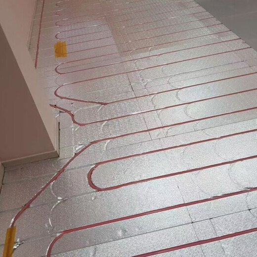 Floor heating module backfill dry aluminum foil geothermal superconducting extruded board aluminum plate template water floor installation insulation board household aluminum foil superconducting U-shaped 20 (1.2 m