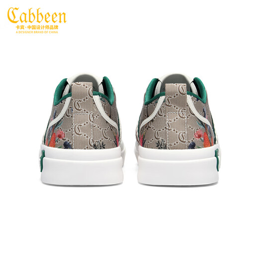 Carbin Canvas Shoes Men's Shoes 2025 Summer Breathable Men's Casual Shoes Light Luxury Embroidery Shoes Men Flat Shoes Men White 42