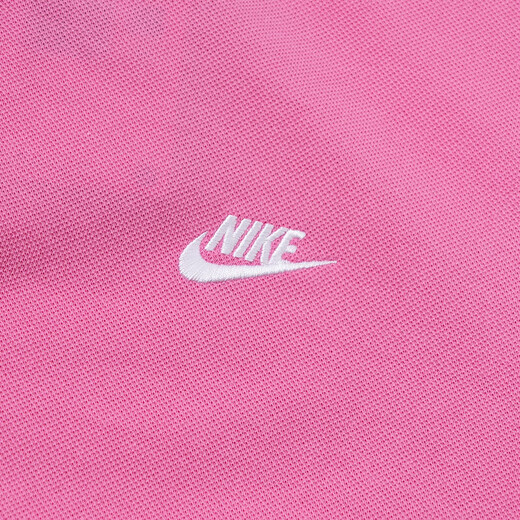 Nike (Nike) Polo T-shirt à manches courtes Men 2025 Été Nouvelles vêtements de sport Brepwant Top Half Half-Maveved FN3895 Coton pur FN3895-675 Rose broderie Small Label S Recommandé 100-120Jin [Jin est égal à 0,5 kg]