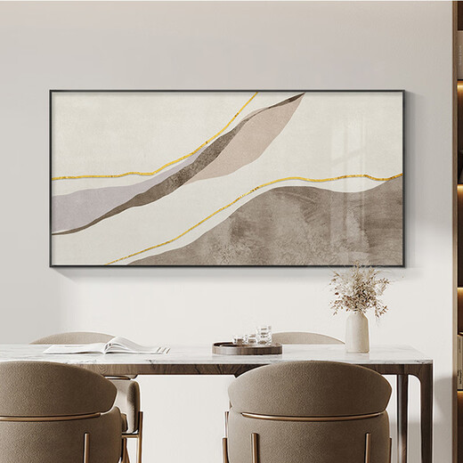 
Huaixue large-size abstract meter box decoration painting without punching on the power distribution box covering the strong and weak power switch hanging painting JD12625 60*30cm (blocking 50*20) hanging black frame