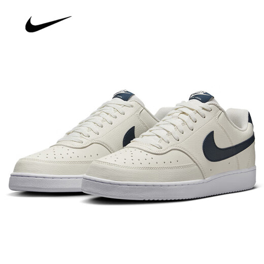 
Nike (NIKE) official men's shoes, new summer sports shoes, simple version of Air Force One casual shoes, breathable classic low-top shoes, HQ4867-101/simple version of Air Force One/white dark blue 42.5