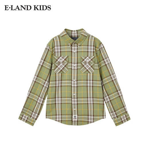 E LAND KIDS shirt olive green 160