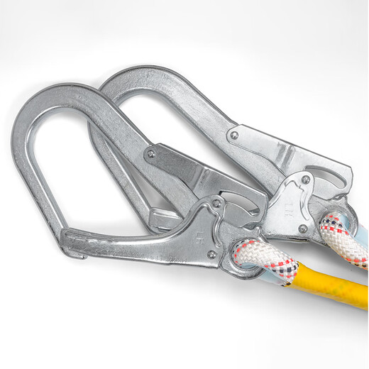 Xinbailong five-point anti-fall safety belt for high-altitude operations, buffer bag, 2-meter rope, double hooks BL-Z71