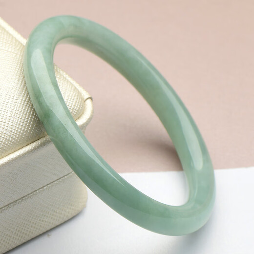 Mai Jade oder fragen nach Geschenken für den chinesischen Valentinstag Jade Armband Lady Ece-Bottomed Hell Green Floating Blumen Jade Armband Jade Armband etwa 54 mm C6628X