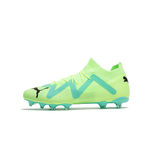 PUMA FG/AG Long Spike Training Football Shoes Men's Autumn Natural Turf Spikes FUTURE 107180 Yellow-Black-Mint Green-03 42