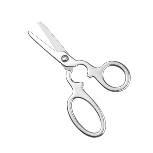 ELEPHAS PLUS leistungsstarke, komplett aus Edelstahl gefertigte Babynahrungsschere, lebensmittelechter Spiegel, abnehmbar, leicht zu reinigen, antibakterielle Babynahrungsschere, Lebensmittelschere