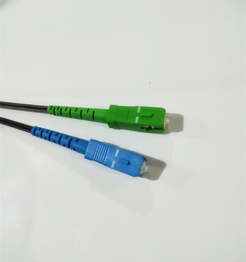 Hongwang outdoor single-core SC/APCUPC prefabricated leather cable jumper radio and television optical fiber leather cable network home optical cable black 1 SC/APC-SC/UPC 150m