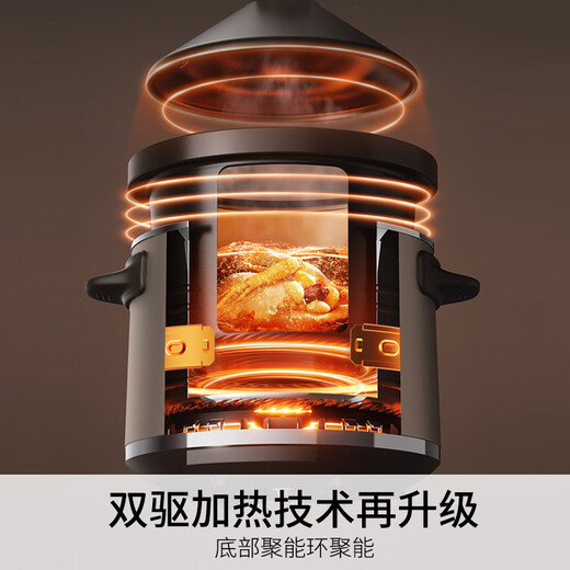 Joyoung quick-stewing electric stew pot, electric stew pot, electric casserole stew, purple casserole pot, bird's nest stew pot, porridge pot, direct stew pot, 5L large-capacity multi-function pot, can be reserved for heat preservation GD506