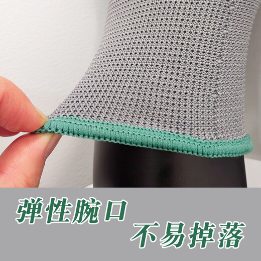 bestop倍护 丁腈磨砂劳保手套 耐油防滑透气舒适 B702 灰色 M码12双