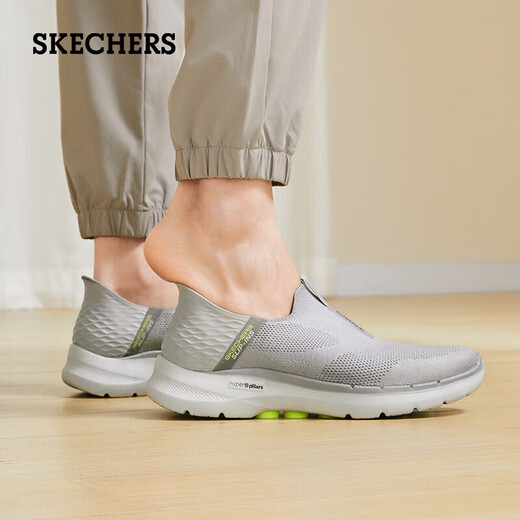 Skechers Flash Wear Shoes's Summer Summer Souffing Walking Chaussures avec un pied, semelle douce Sneakers décontractés polyvalents 216278
