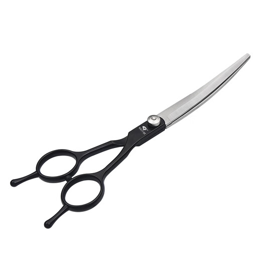 Tanizaki pet grooming scissors dog hair tool set 7-inch trimming scissors curved scissors Teddy cat and dog pet scissors #7-inch split straight cut