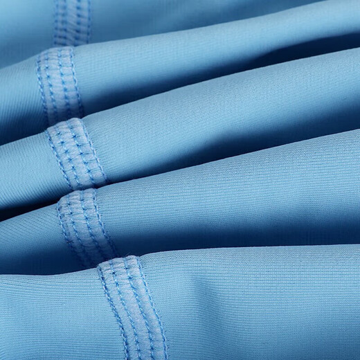 Li ning li-nun Kinder Schwimmkappe süße feste Farben Stoff Schwimmmütze Männer und Frauen bequeme Schwimmkappe 633 Blau