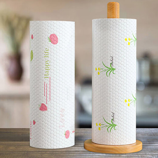 Xingfang lazy rags 300 pieces 6 rolls disposable non-woven dishwashing cloth wet and dry clean absorbent kitchen paper towels