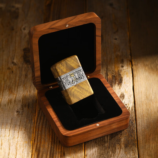 Zippo [Ruyi Jixiang/Longseng Sihai] Leichtere windprofessionelle Kerosin -Holz -Geschenkbox -Sammlung Longseng Sihai (DY9902TM) All Code