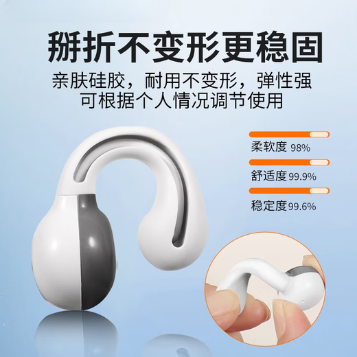 ZNMW BaiCiZhan earphones wired word machine on the back, English and Japanese 3.5mm round hole, no pain when worn for a long time, no in-ear artifact, top version white, 3m extended cord, no pain for a long time, accurate foreign language pronunciation