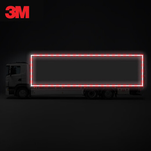 3M Pegatina reflectante Cuerpo LOGO ADVERTENCIA PRISMA REFLECTIVA PRISMO Half-corte 10 piezas Single Piece 5cm*30cm 983d