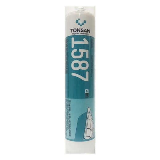 XMSJ可赛新 TONSAN天山1587密封胶 1596 1598 1592硅橡胶平面密封剂耐 1587(310ml)