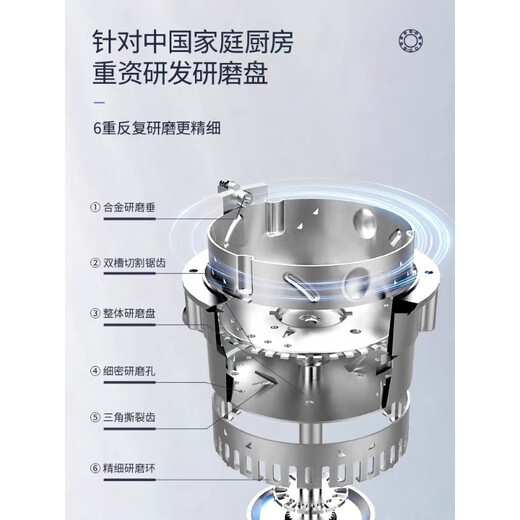 Fudan Shenhua F1S garbage disposer automatic water inlet food waste crusher household kitchen food waste treatment Truffle White