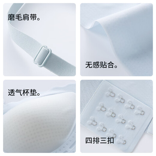 都市丽人10A抗菌运动内衣女凉感冰丝文胸无痕夏季超薄款聚拢胸罩粉底液肤