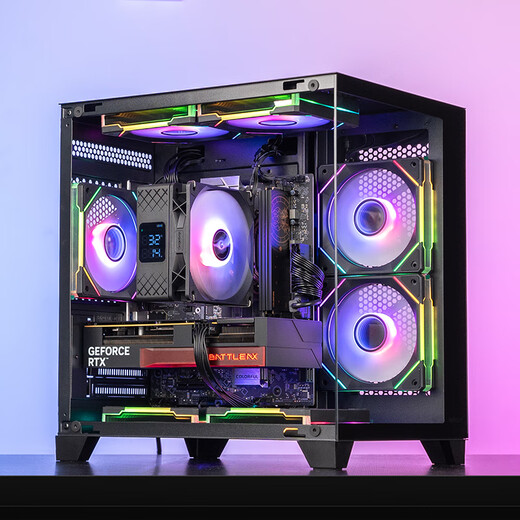 Colorful amd Ryzen r5 9600x/9500f rtx5070/5060ti/5050 graphics card sea view room desktop assembly computer host game e-sports flagship store diy complete machine five R5 9600X+5060+500G+16G