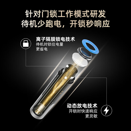 Nanfu Aizhangmen smart door lock battery No. 5, 40 tablets, suitable for Xiaomi, Lux, Caddis, TCL, Deschmann, Lux, Huawei and other electronic door locks, fingerprint locks, password locks