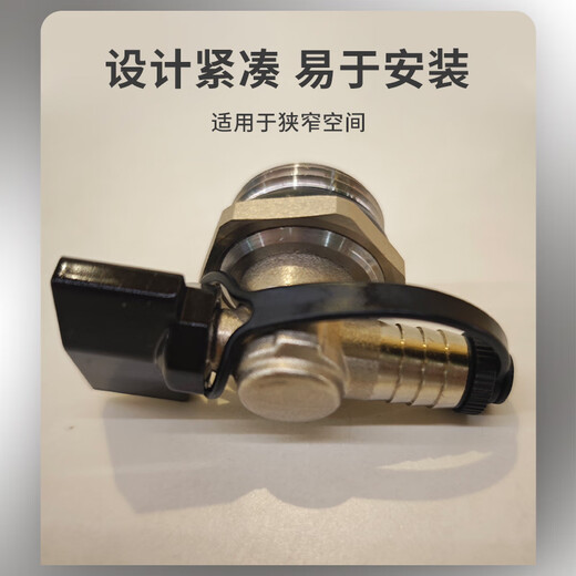 Liansu 304 stainless steel water distributor, floor heating water distributor, floor heating water distributor, large flow water distributor, 3-way, 4-way, 4-way, 5-way water distributor, heating exhaust valve, drain valve sleeve valve, floor heating, drainage and exhaust valve, special for water distributor (recommended to buy two)